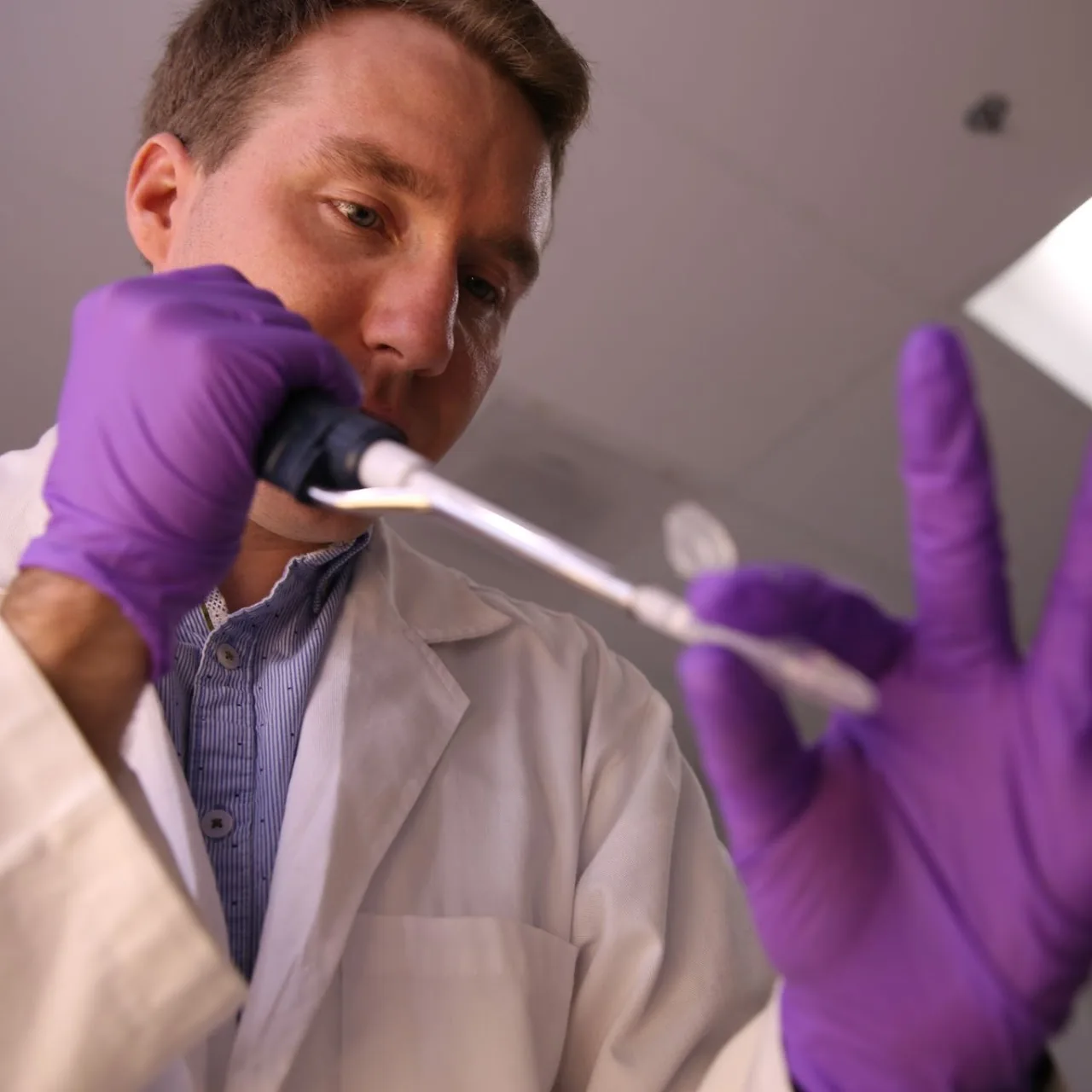 Pipetting at the bench